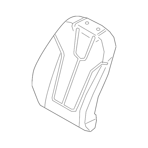 Front Genuine Hyundai 88370-1E010-MFT Seat Back Covering Front Genuine Hyundai 88370-1E010-MFT Seat Back Covering